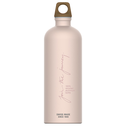 SIGG Alutrinkflasche Traveller MyPlanet Journey Plain 1 Liter Schraubverschluss rosa Bild 1