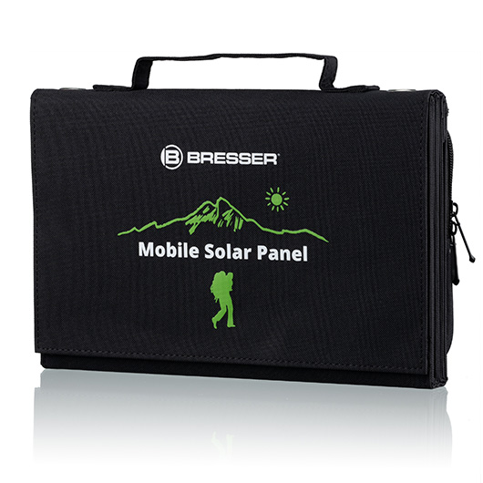 Bresser Mobiles Solar-Ladegert 40 Watt mit USB- u. DC-Anschluss faltbar Bild 3