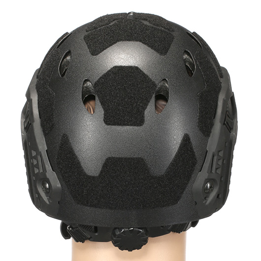Nuprol Airsoft Helm FAST Railed SF Air mit NVG Mount schwarz Bild 4