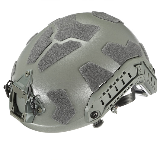 Nuprol Airsoft Helm FAST Railed SF mit NVG Mount grau Bild 8