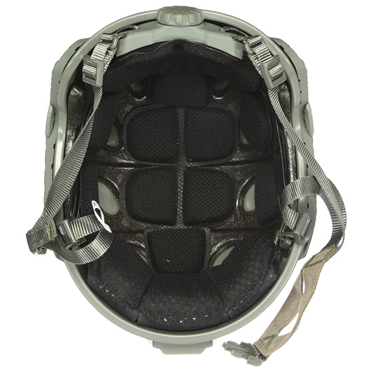Nuprol Airsoft Helm FAST Railed SF mit NVG Mount grau Bild 9