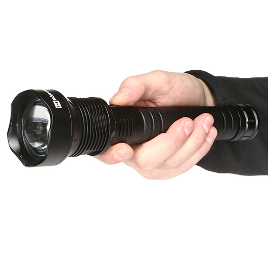 LED-Taschenlampe mit Zoom und Strobe-Funktion 800 Lumen schwarz inkl. Akku Bild 10