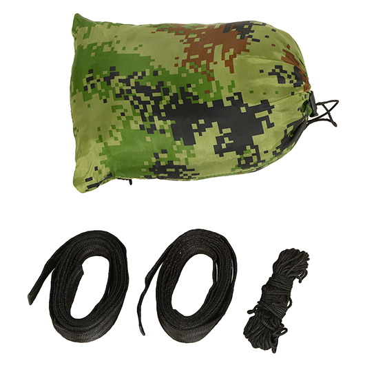 Hngematte Santiago Army 260 x 140 cm camo inkl. Moskitonetz Bild 6