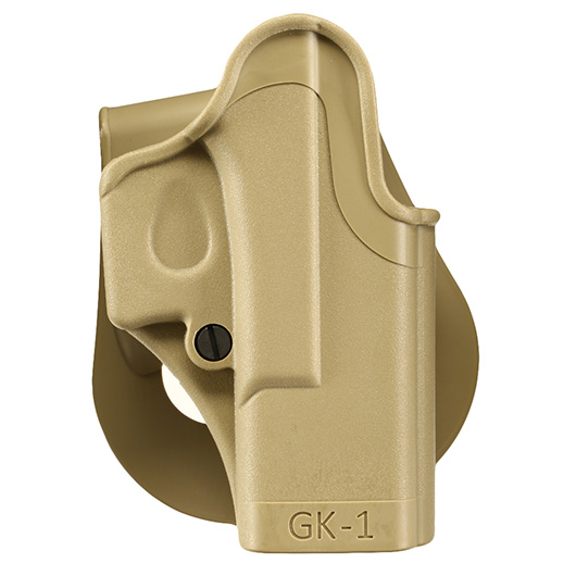 IMI Defense Level 2 Holster Kunststoff Paddle fr G 19 / 19X / 23 / 25 / 28 / 32 / 45 tan