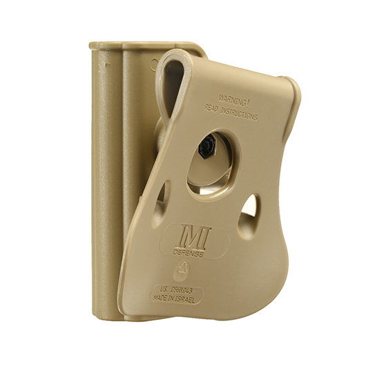 IMI Defense Level 2 Holster Kunststoff Paddle fr G 19 / 19X / 23 / 25 / 28 / 32 / 45 tan Bild 4