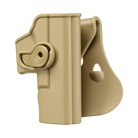 IMI Defense Level 2 Holster Kunststoff Paddle fr G 19 / 19X / 23 / 25 / 28 / 32 / 45 tan Bild 7