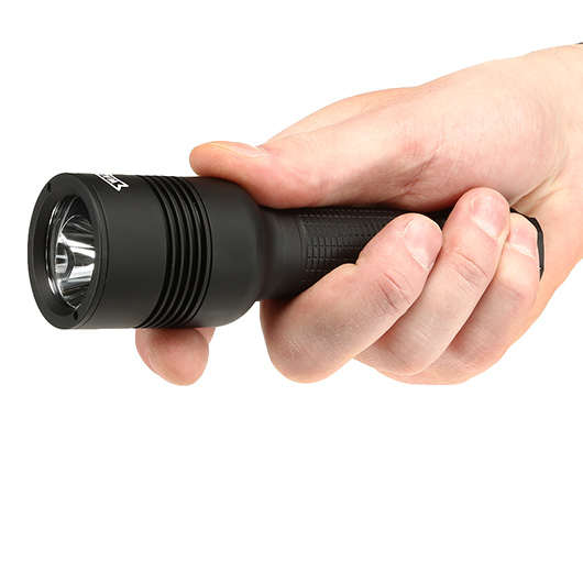 Walther LED Taschenlampe HFC1r 1000 Lumen mit Rotlicht schwarz inkl. Handschlaufe, Grteltasche und Grtelclip Bild 10