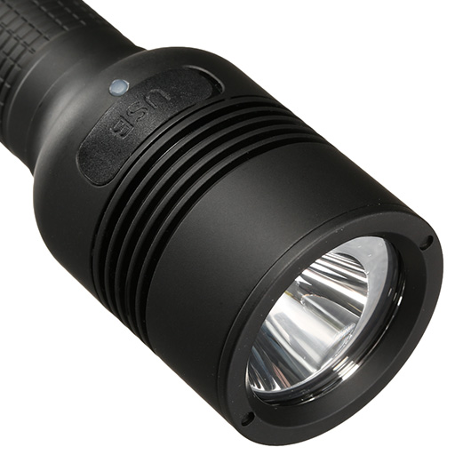 Walther LED Taschenlampe HFC1r 1000 Lumen mit Rotlicht schwarz inkl. Handschlaufe, Grteltasche und Grtelclip Bild 6