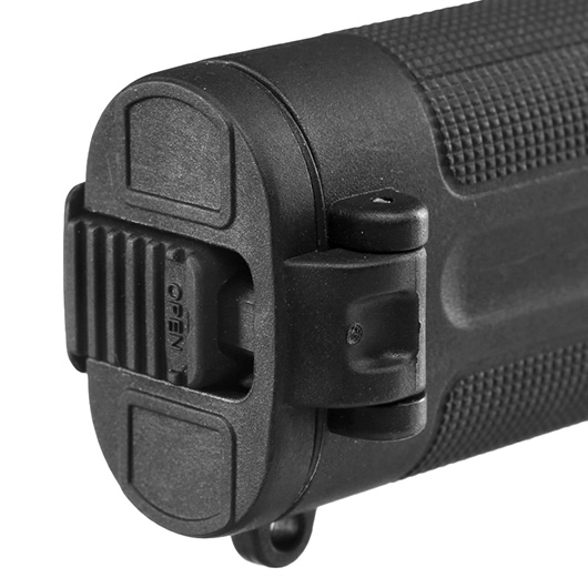 Walther LED Taschenlampe EFA2 300 Lumen mit Rotlicht schwarz inkl. Handschlaufe und Grteltasche Bild 7