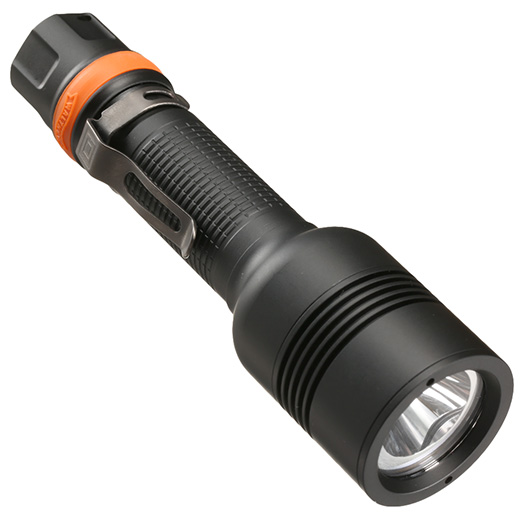 Walther LED Taschenlampe HFC1 1000 Lumen mit Rotlicht schwarz inkl. Handschlaufe, Grteltasche und Grtelclip Bild 1