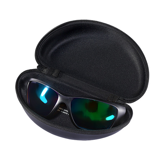 Wiley X Sonnenbrille Aspect Captivate matt schwarz Green Mirror polarisiert Bild 4
