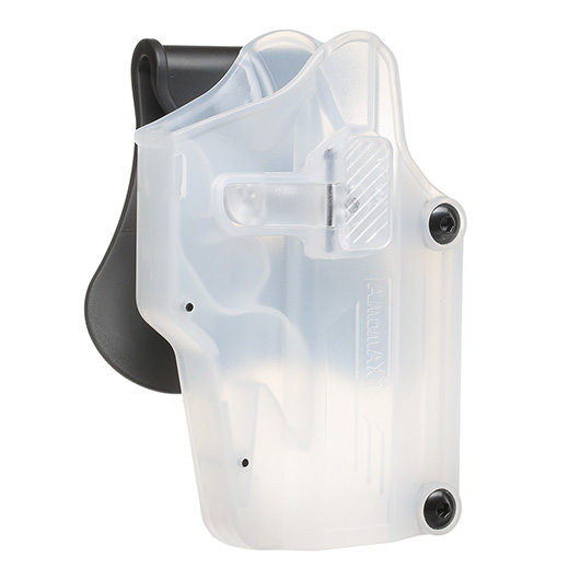 Amomax Per-Fit Universal Tactical Holster Polymer Paddle - passend fr ber 80 Pistolen Rechts transparent Bild 1