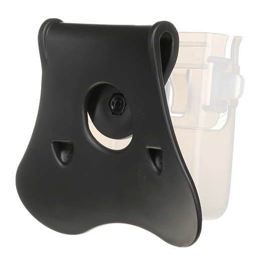 Amomax Doppel-Magazinholster Polymer Paddle f. Single- / Double-Stack Magazine transparent Bild 3