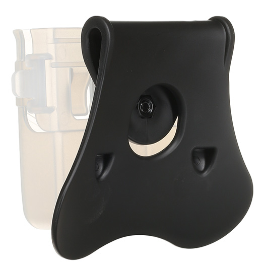 Amomax Doppel-Magazinholster Polymer Paddle f. Single- / Double-Stack Magazine transparent Bild 5