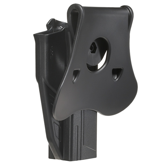 Amomax Tactical Holster Polymer Paddle fr STI Hi-Capa 2011 Links schwarz Bild 5