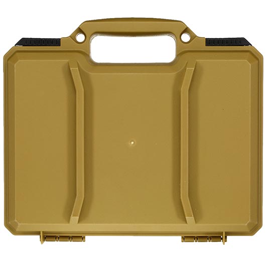 ASG Polymer Pistol Case Pistolenkoffer 31 x 27 x 7,5 cm Waben-Schaumstoff RAL8000 grnbraun Bild 3