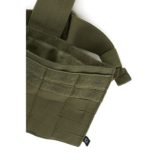 Brandit Beinplatte Molle Leg Panel oliv mit versteckter Tasche Bild 3