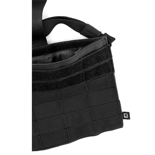 Brandit Beinplatte Molle Leg Panel schwarz mit versteckter Tasche Bild 3