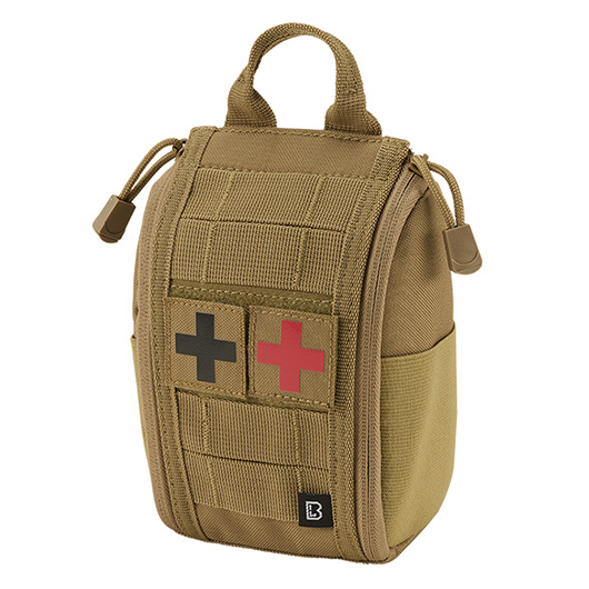 Brandit Medic-Zubehrtasche Molle First Aid Pouch Premium camel 17 x 10,5 x 6 cm