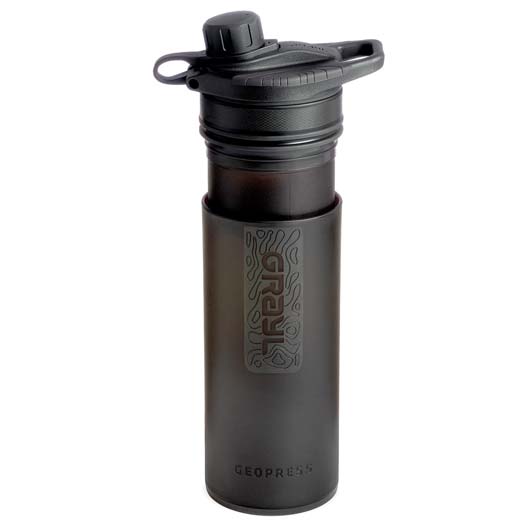 Grayl GeoPress Wasserfilter Trinkflasche 710 ml black - fr Wandern, Camping, Outdoor, Survival Bild 3