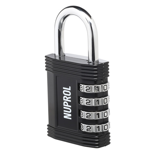 Nuprol Heavy Duty Case Lock Zahlenschloss mit Bgel schwarz