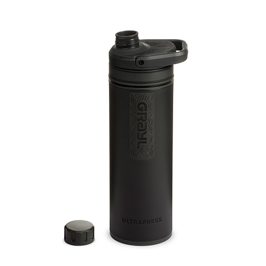 Grayl UltraPress Wasserfilter Trinkflasche 500 ml covert black - fr Wandern, Camping, Outdoor, Survival Bild 2