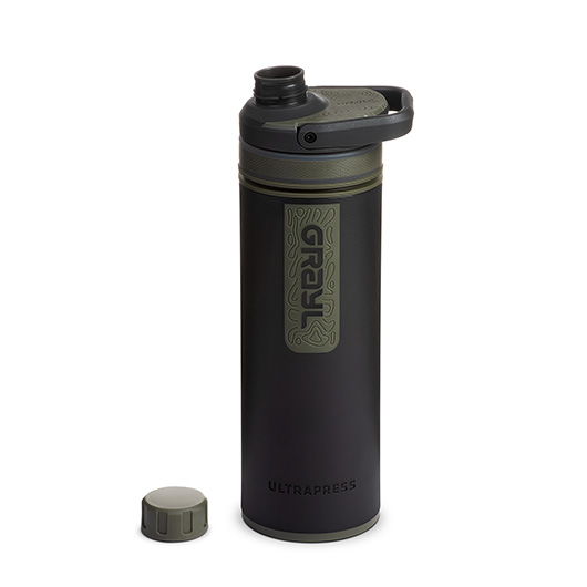 Grayl UltraPress Wasserfilter Trinkflasche 500 ml camp black - fr Wandern, Camping, Outdoor, Survival Bild 2