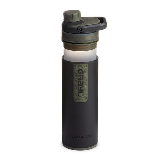 Grayl UltraPress Wasserfilter Trinkflasche 500 ml camp black - fr Wandern, Camping, Outdoor, Survival Bild 4