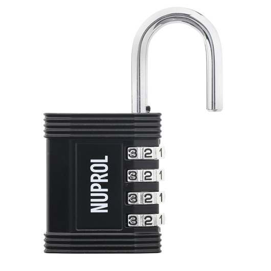 Nuprol Heavy Duty Case Lock Zahlenschloss mit Bgel schwarz Bild 3