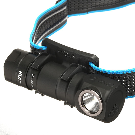 Walther LED-Stirnlampe HLC1r 500 Lumen mit Rotlicht schwarz inkl. MOLLE-Clip Bild 6