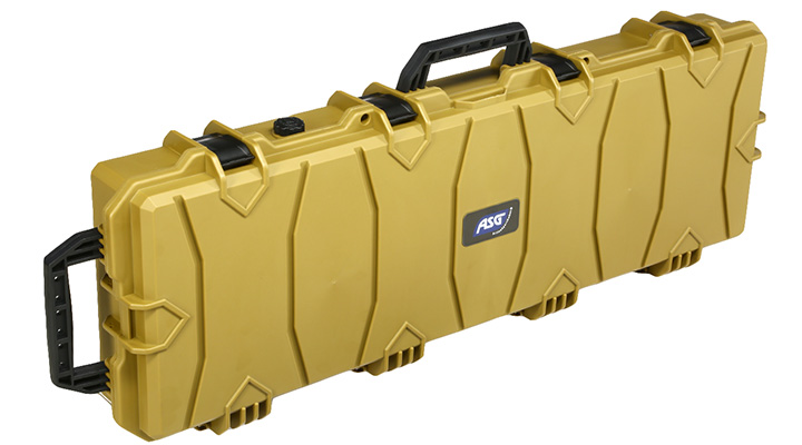 ASG Large Polymer Hard Case Waffenkoffer / Trolley 100 x 35 x 14 cm PnP-Schaumstoff RAL8000 Bild 1