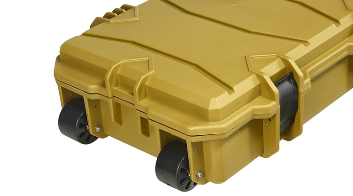 ASG Large Polymer Hard Case Waffenkoffer / Trolley 100 x 35 x 14 cm PnP-Schaumstoff RAL8000 Bild 7