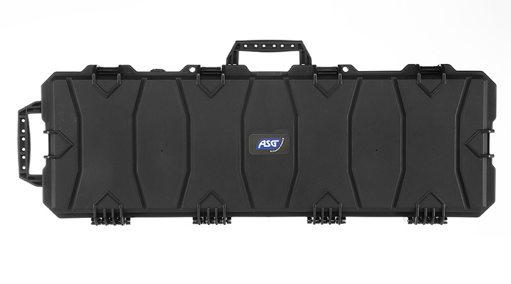 ASG Large Polymer Hard Case Waffenkoffer / Trolley 100 x 35 x 14 cm PnP-Schaumstoff schwarz Bild 2