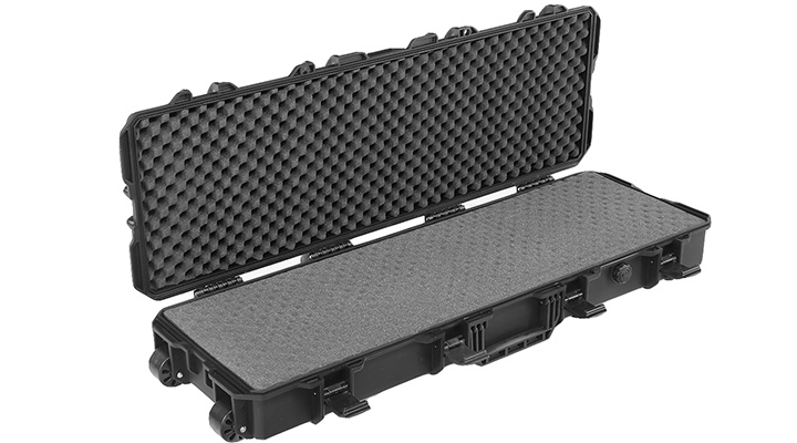 ASG Large Polymer Hard Case Waffenkoffer / Trolley 100 x 35 x 14 cm PnP-Schaumstoff schwarz Bild 5
