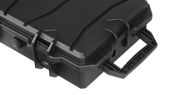 ASG Large Polymer Hard Case Waffenkoffer / Trolley 100 x 35 x 14 cm PnP-Schaumstoff schwarz Bild 8