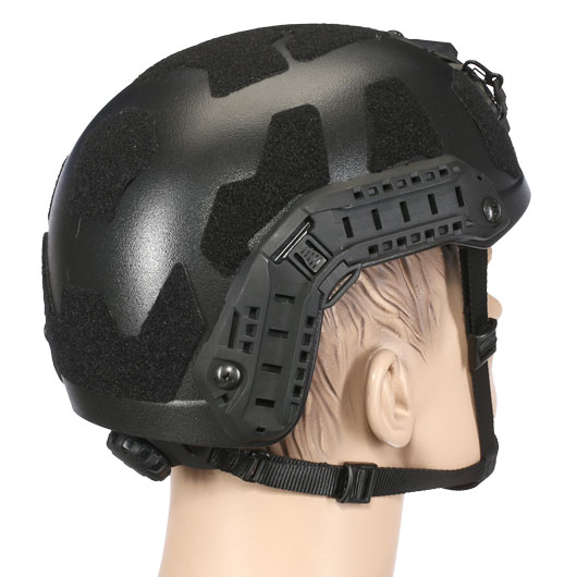 Nuprol Airsoft Helm FAST Railed SF mit NVG Mount schwarz Bild 3