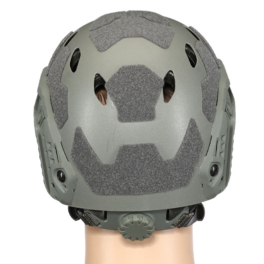 Nuprol Airsoft Helm FAST Railed SF Air mit NVG Mount grau Bild 4