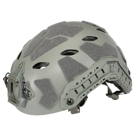 Nuprol Airsoft Helm FAST Railed SF Air mit NVG Mount grau Bild 8