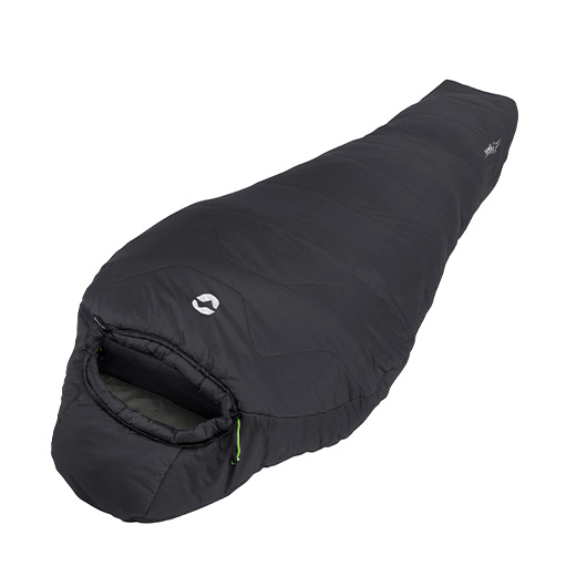 Outwell Mumienschlafsack Elm anthrazit bis zu 195 cm Krpergre kleines Packma