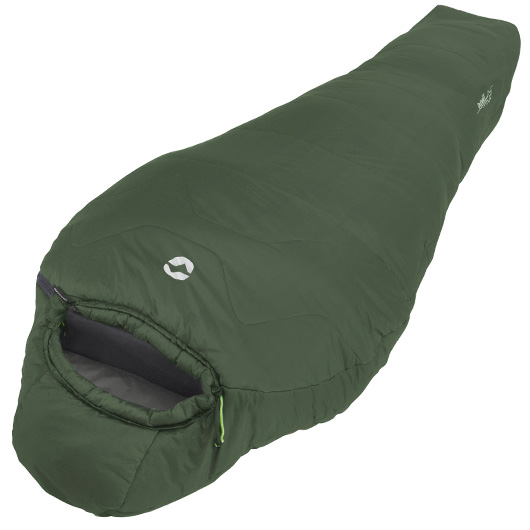 Outwell Mumienschlafsack Elm Lux oliv bis zu 195 cm Krpergre