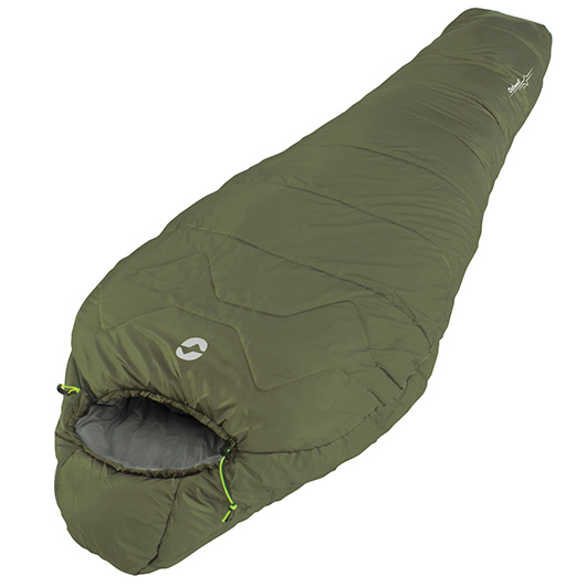 Outwell Mumienschlafsack Cedar oliv bis zu 195 cm Krpergre