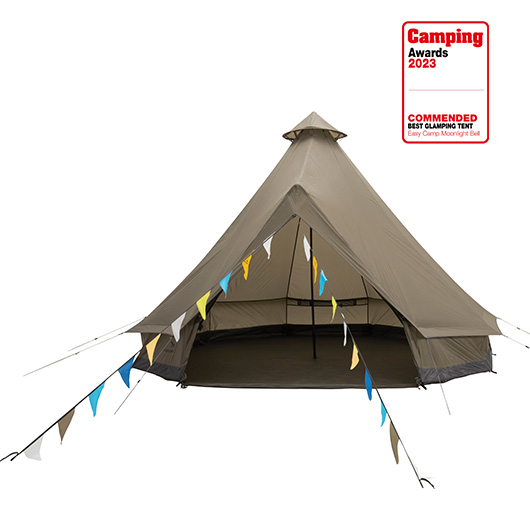 Easy Camp Familienzelt Moonlight Bell Tipi fr max. 7 Personen grau/khaki