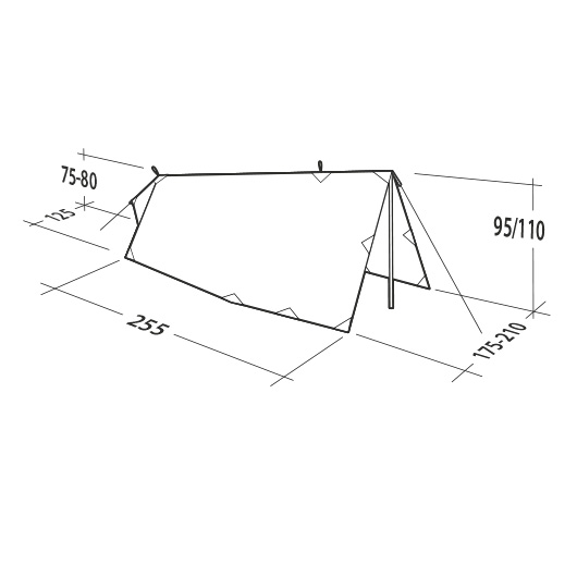 Robens Track Tarp 3 x 2,6 m oliv Bild 1