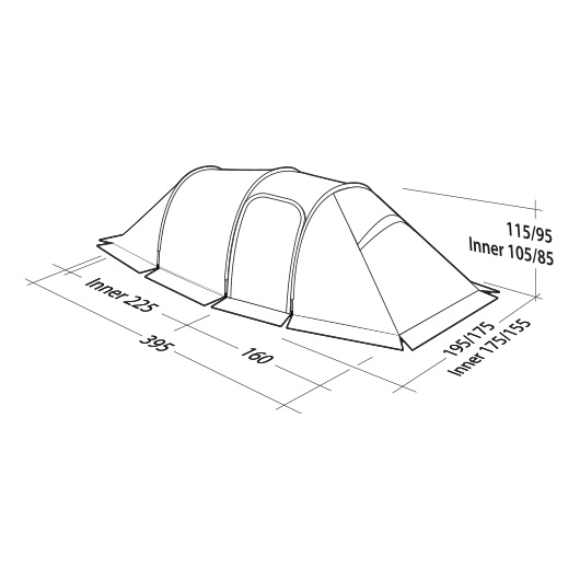 Robens Zelt Nordic Lynx 3 oliv fr 3 Personen Bild 1