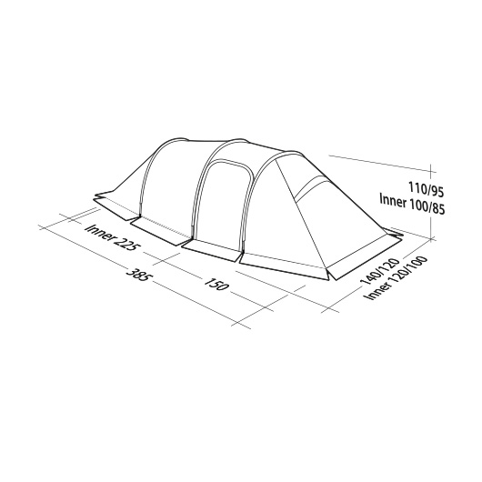 Robens Zelt Nordic Lynx 2 oliv fr 2 Personen Bild 1