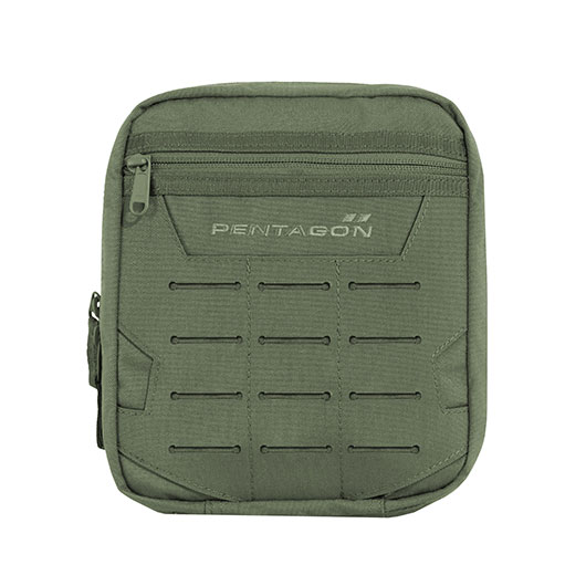 Pentagon Mehrzwecktasche EDC 2.0 Pouch oliv 18 x 22 x 6 cm fr Ausrstung