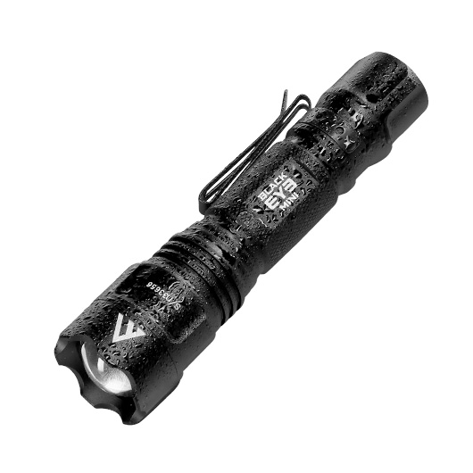 Mactronic LED Taschenlampe Black Eye Mini 135 Lumen schwarz inkl. Grtelclip Bild 2