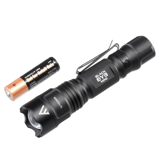 Mactronic LED Taschenlampe Black Eye Mini 135 Lumen schwarz inkl. Grtelclip Bild 4