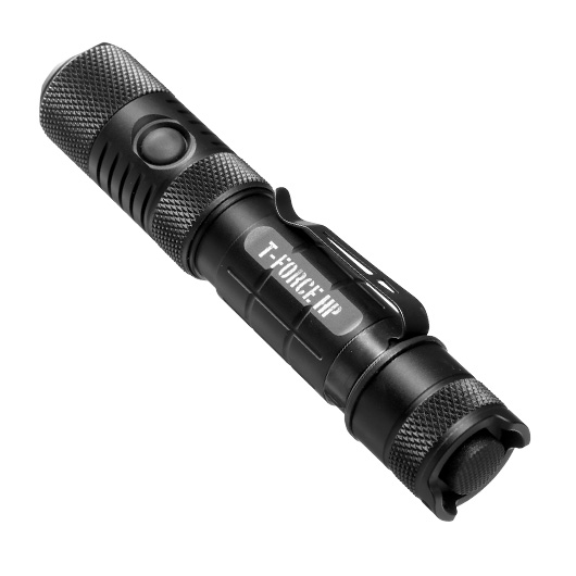 Mactronic LED Taschenlampe T-Force HP 1800 Lumen schwarz inkl. Ladekabel, 3 x Farbfilter, Kabelschalter und Lanyard Bild 5