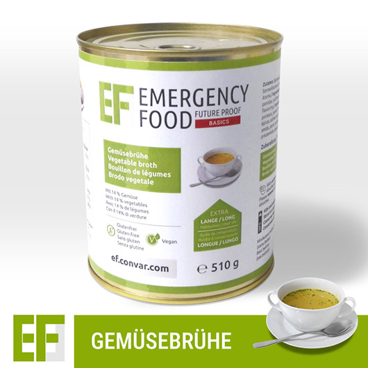 Emergency Food Basic Notration Gemsebrhe 510 g Dose